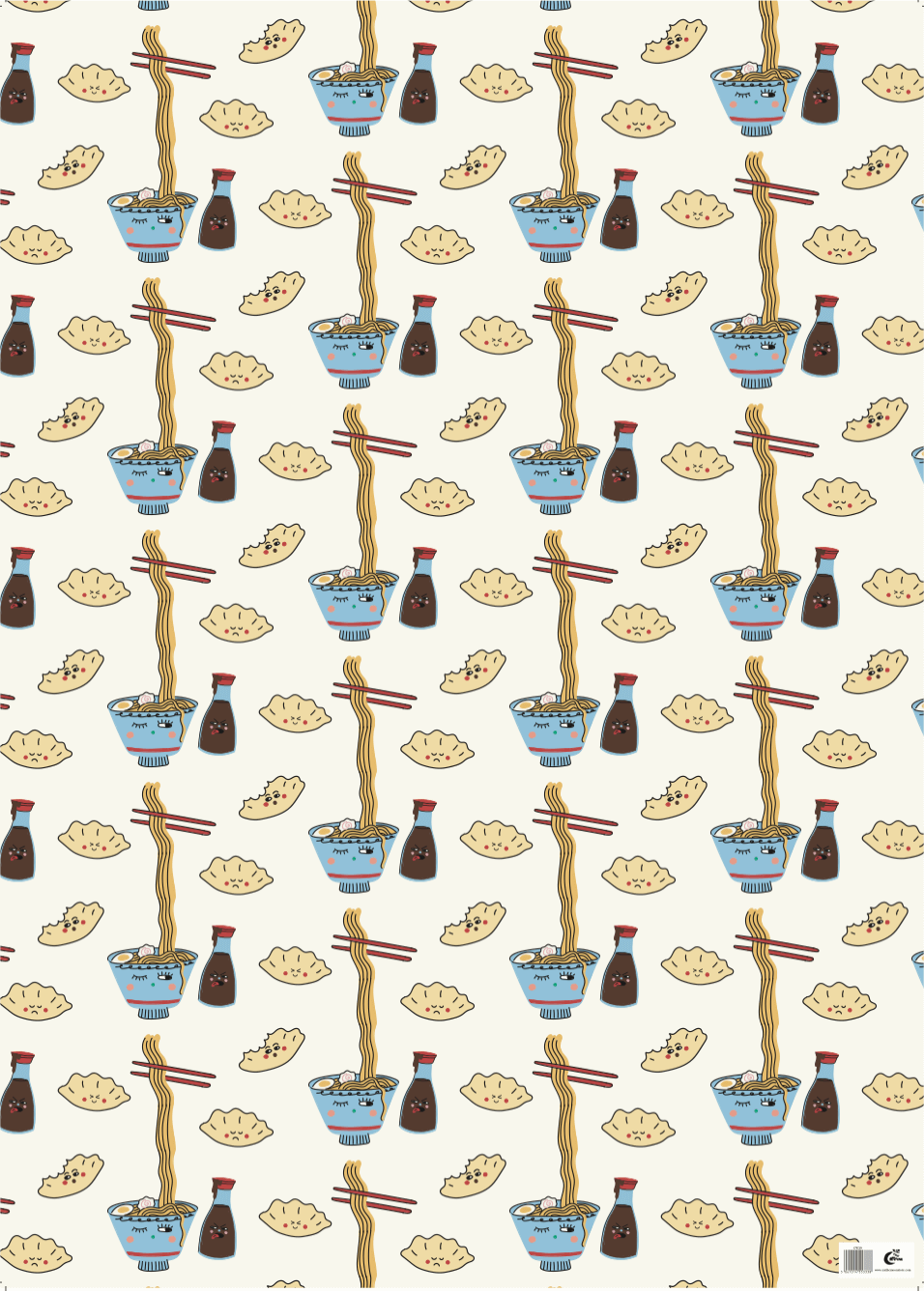 Ramen Gift Wrap Sheet