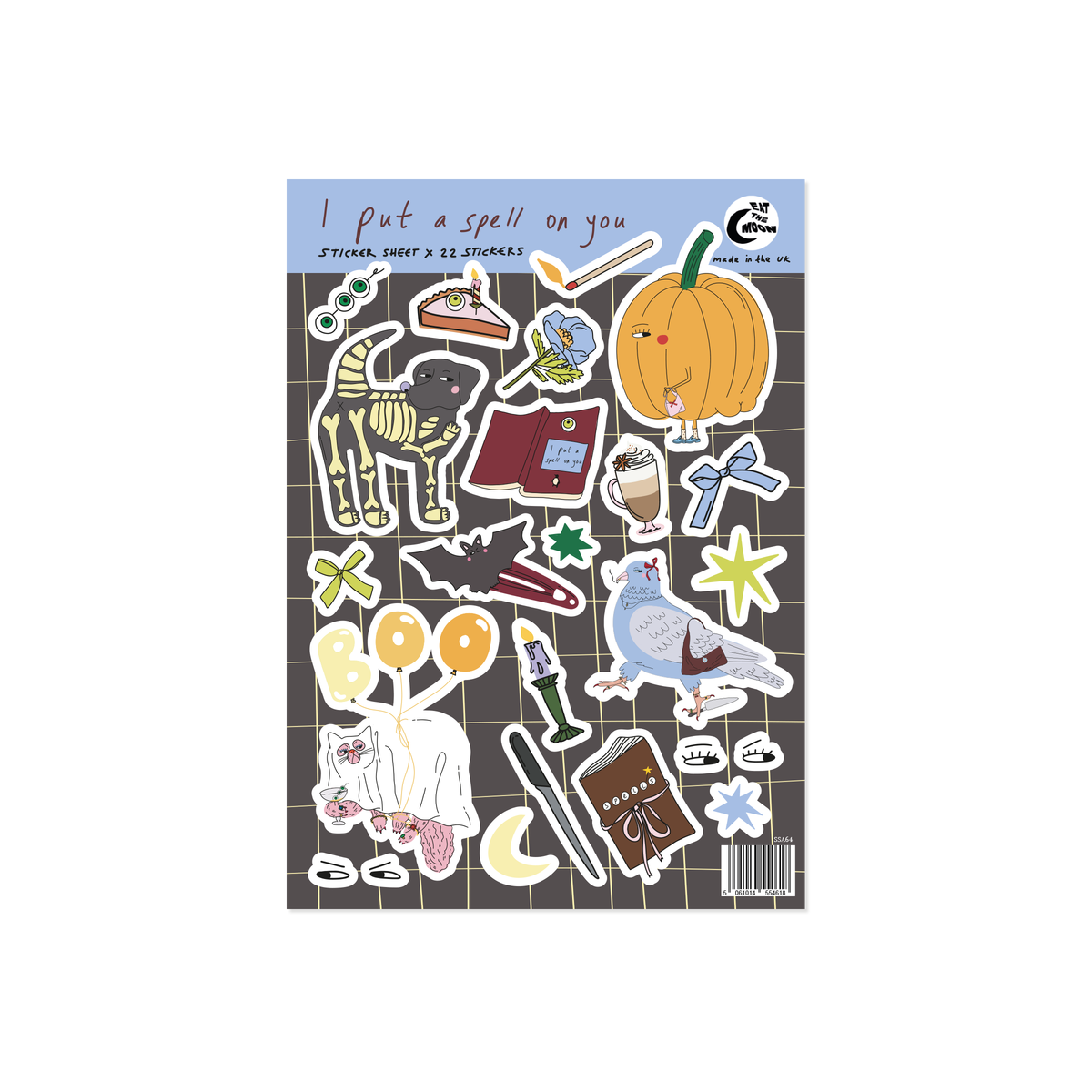 Halloween A6 Sticker Sheet