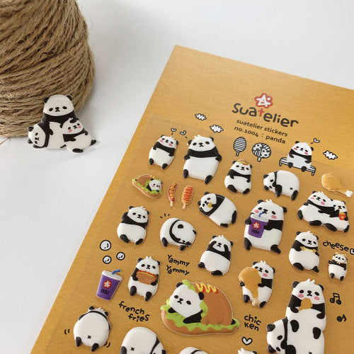 Suatelier Sticker Sheet Panda