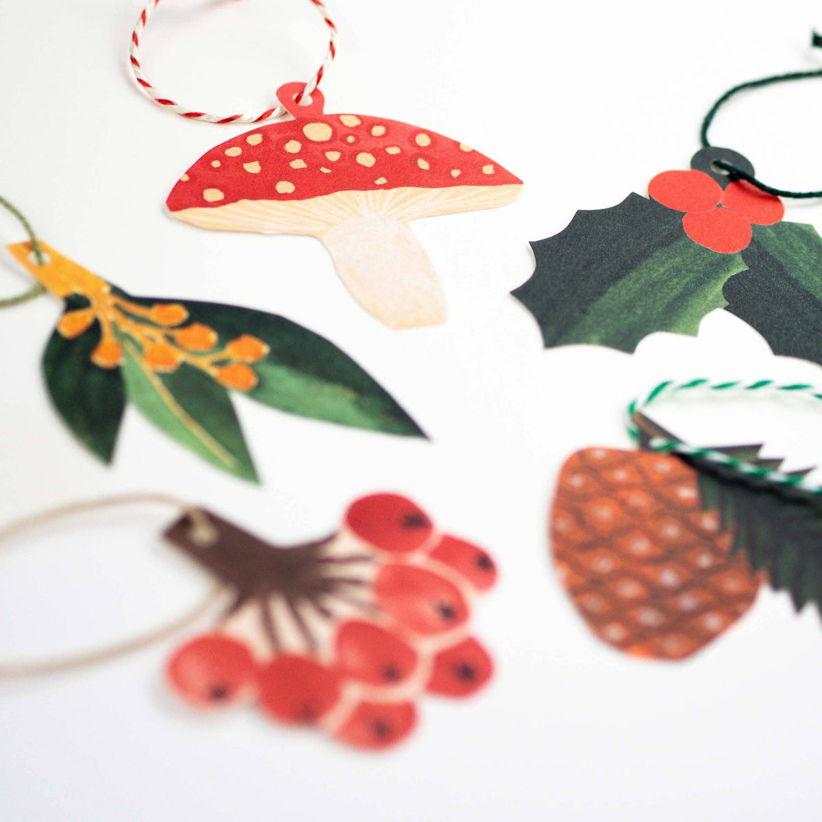 Set of Festive Gift Tags