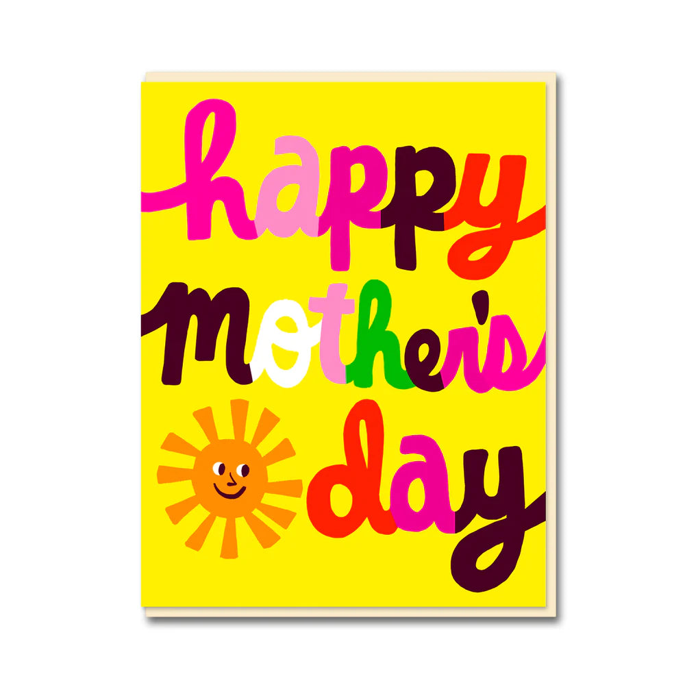 Bright Happy Mother's Day Card