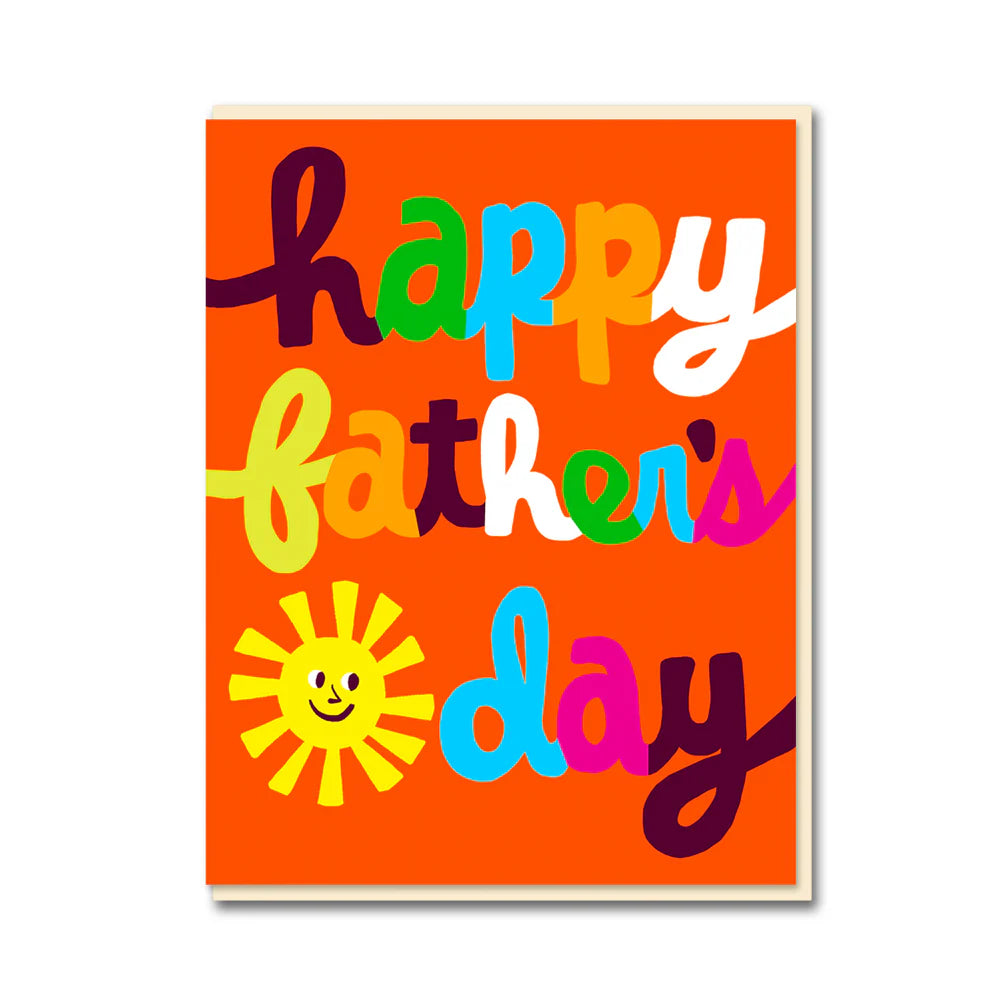 Bright Happy Father's Day Card