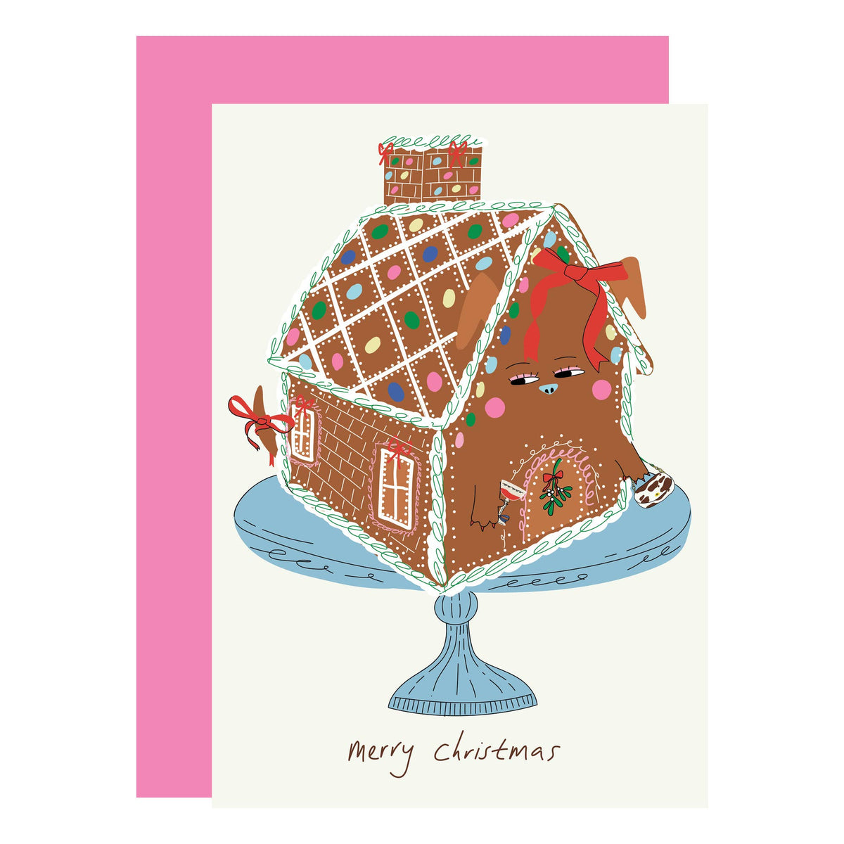 Gingerbread House Christmas Card