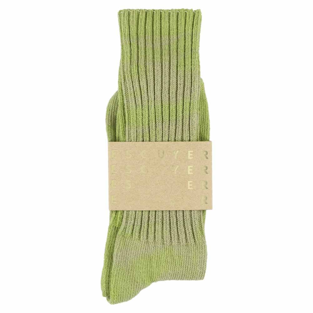 Tie Dye Socks in Spring Green