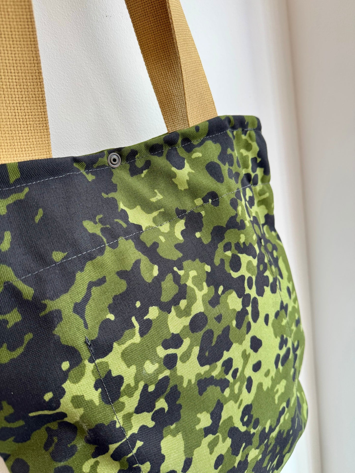 Cordura Green Camouflage Tote Bag