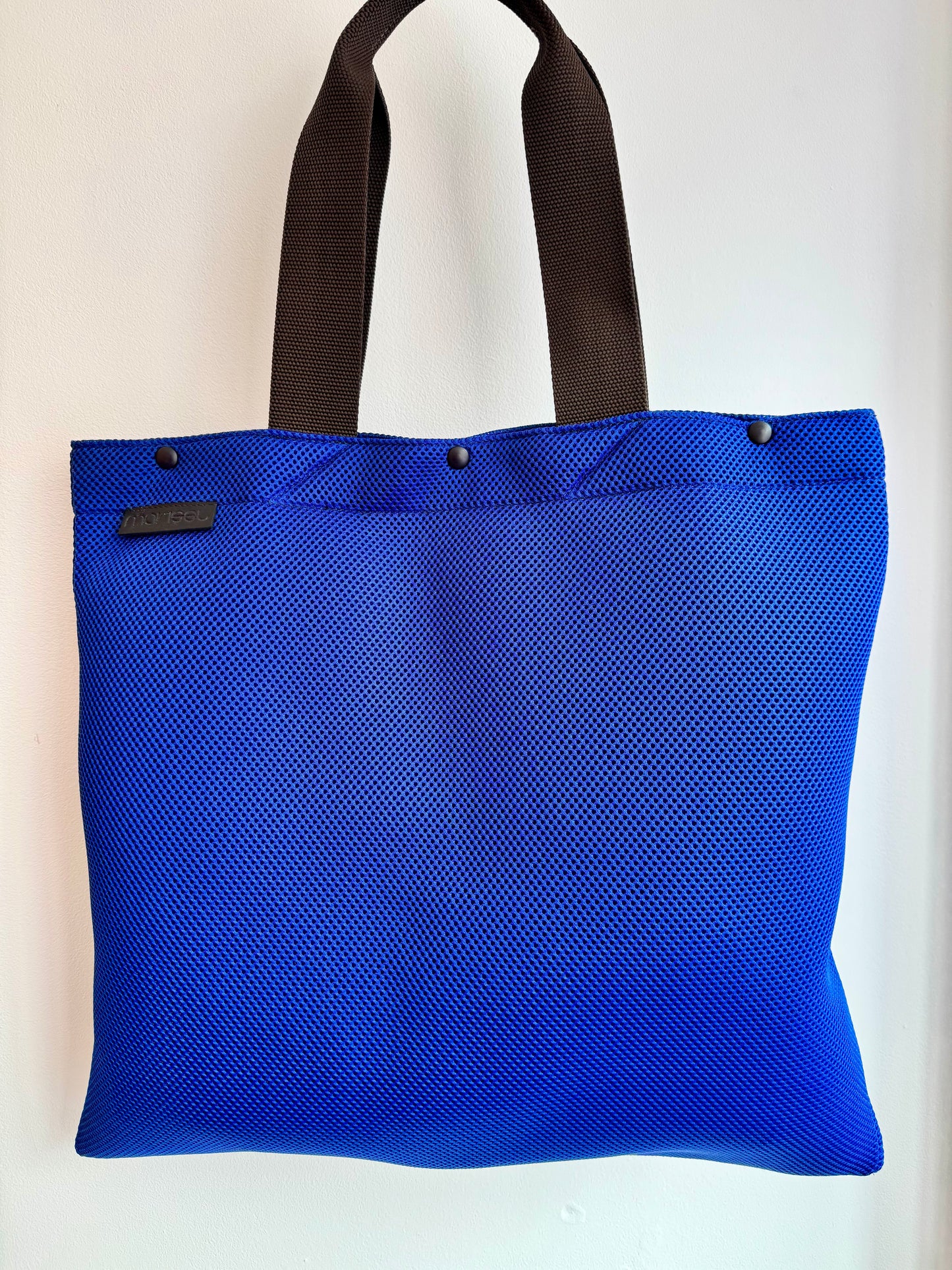 Electric Blue Scuba Mesh Tote Bag