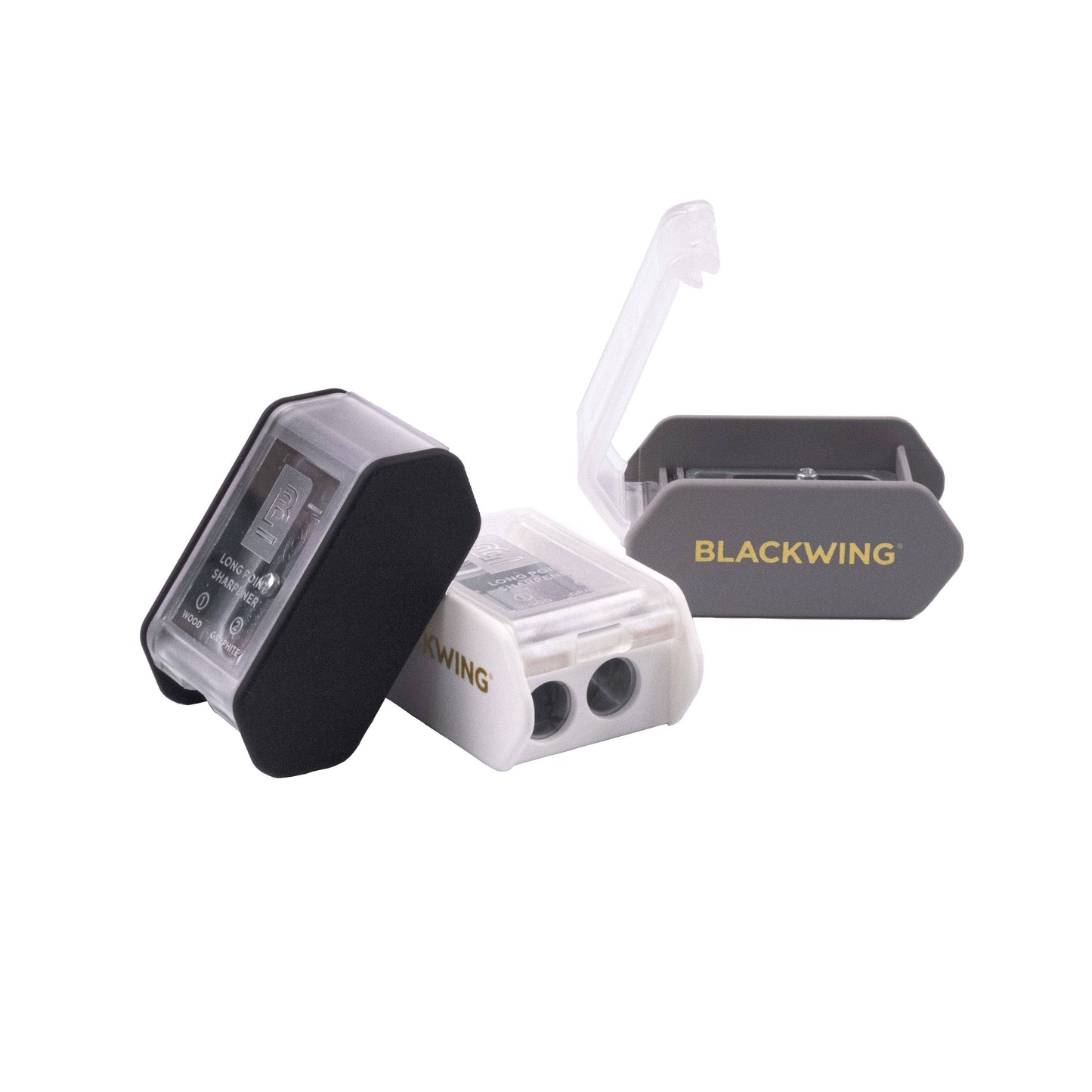 Blackwing Two-Step Long Point Pencil Sharpener in White