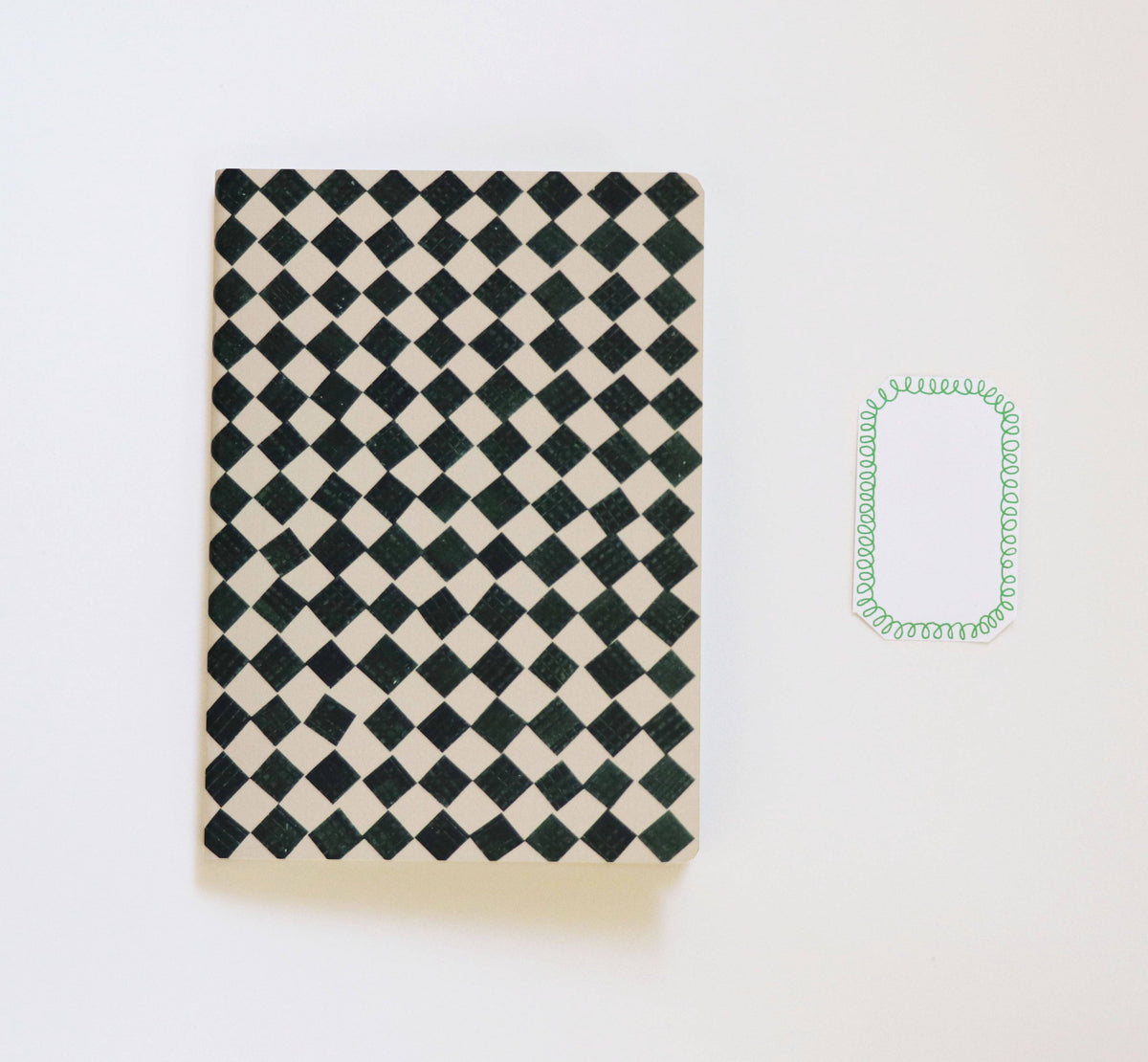 Black & White Chequered A5 Sketchbook