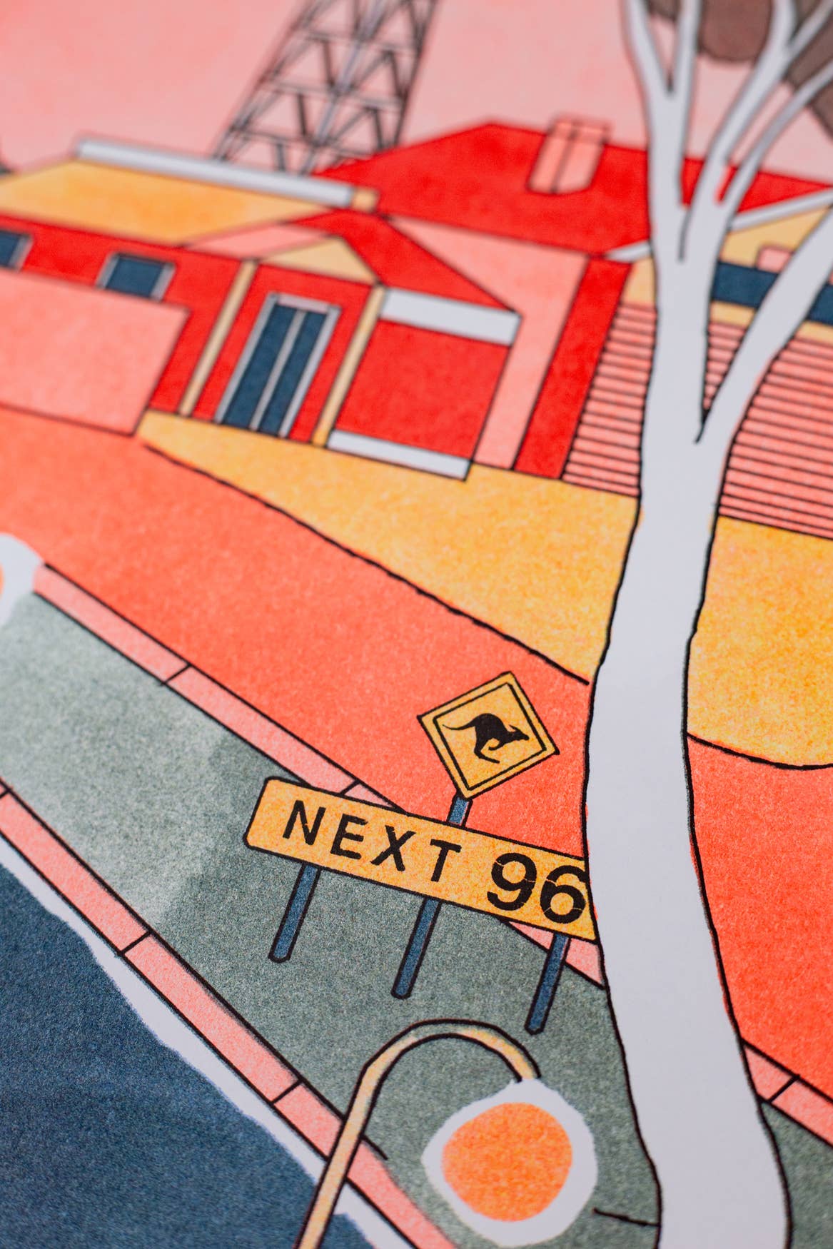 Nowhere in Australia A3 Print by Marco Quadri