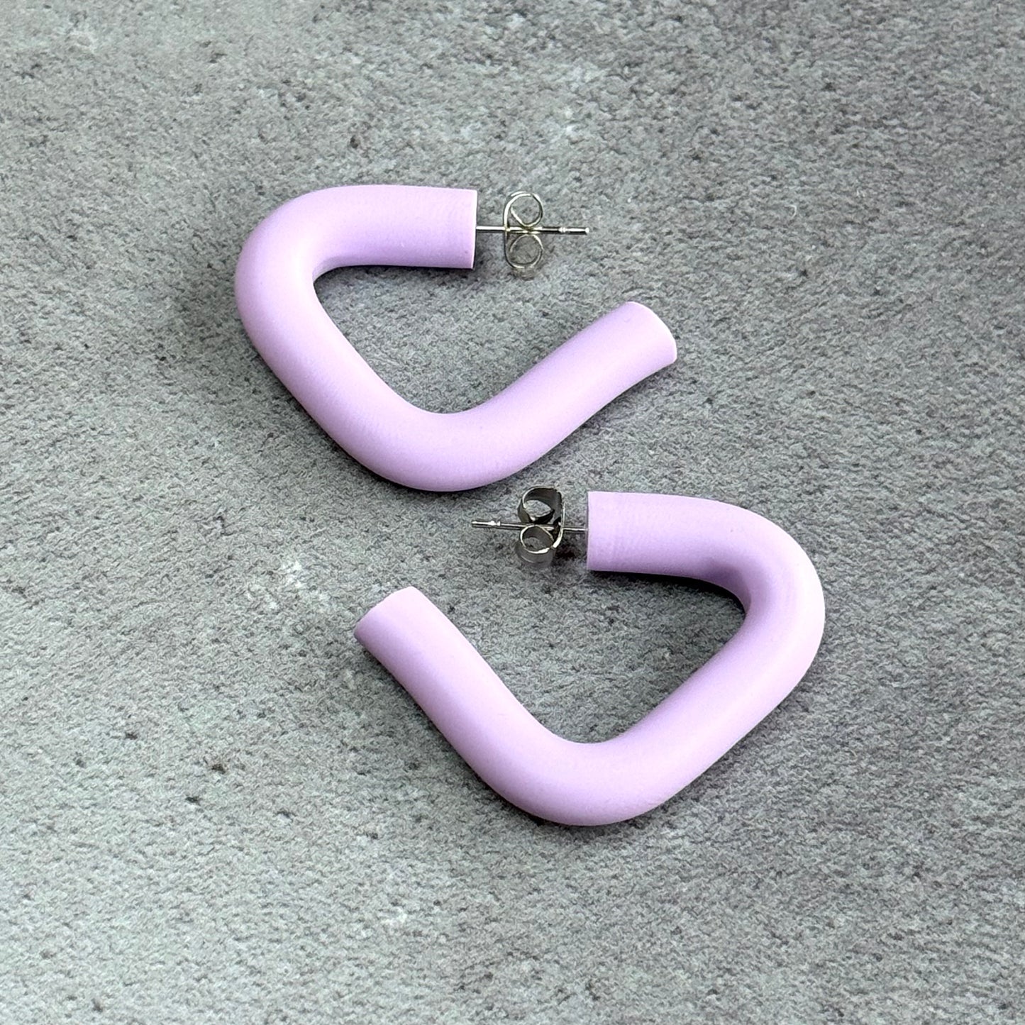 Triangle Hoop Earrings