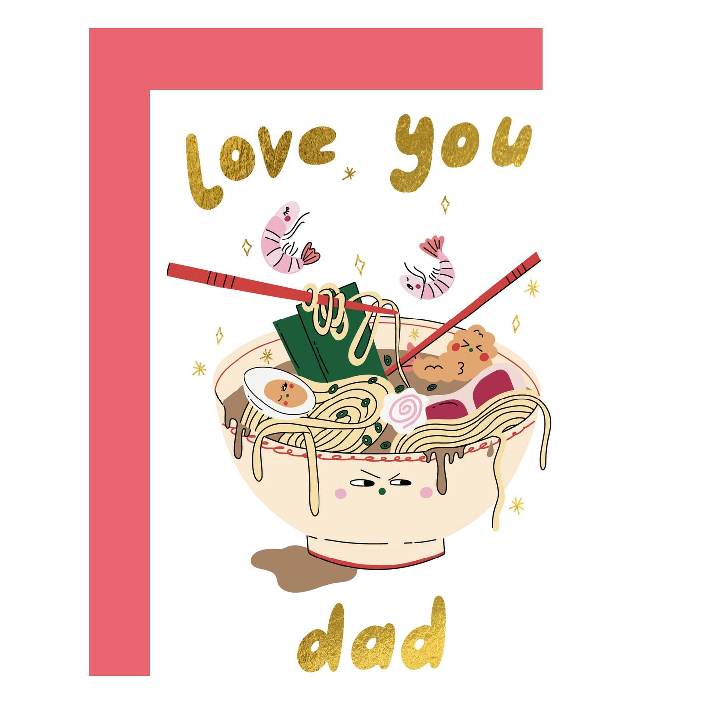 Ramen Fathers Day Card