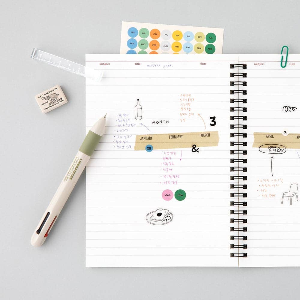 Life & Pieces 4 Colour Ballpoint Pen