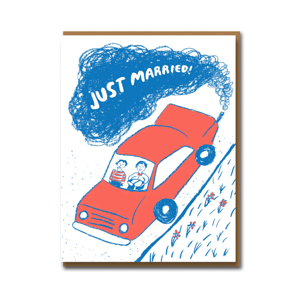 Just Married Joyride Card