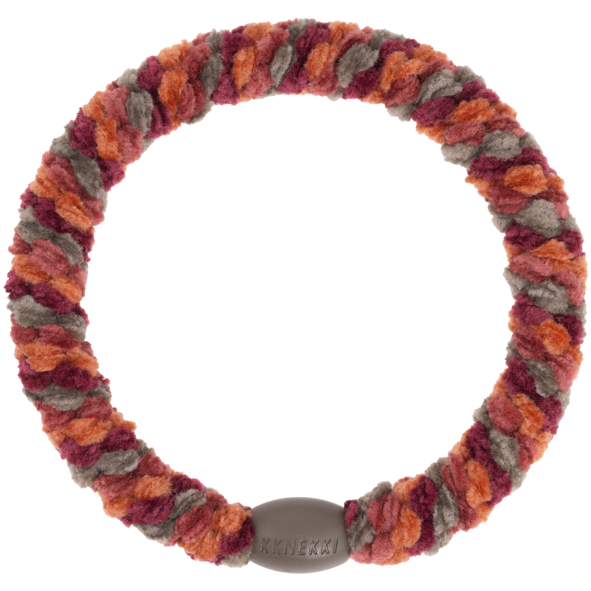 Kknekki Original Hair Tie in Velvet Bordeaux & Moss