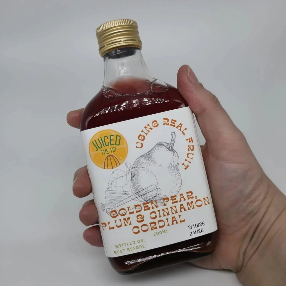 Pear, Plum & Cinnamon Cordial 200ml