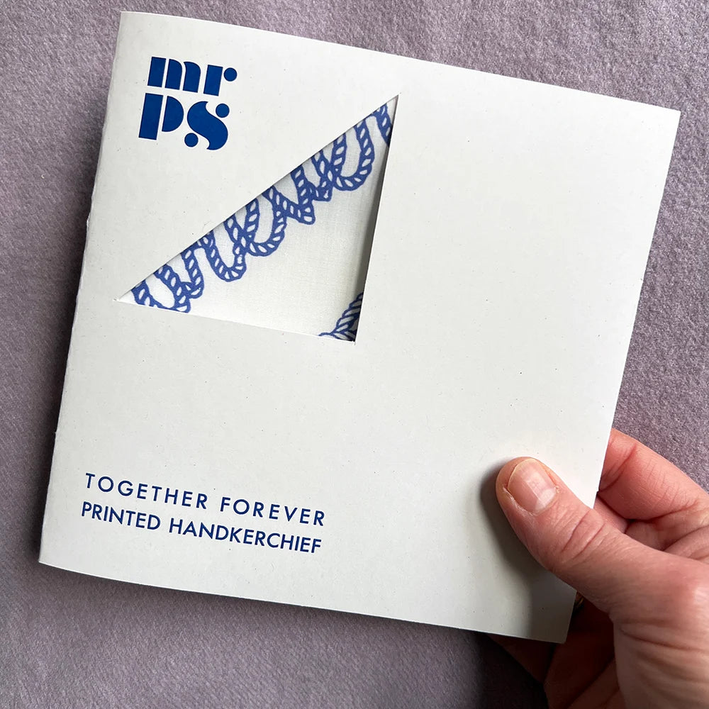 Together Forever Cotton Handkerchief