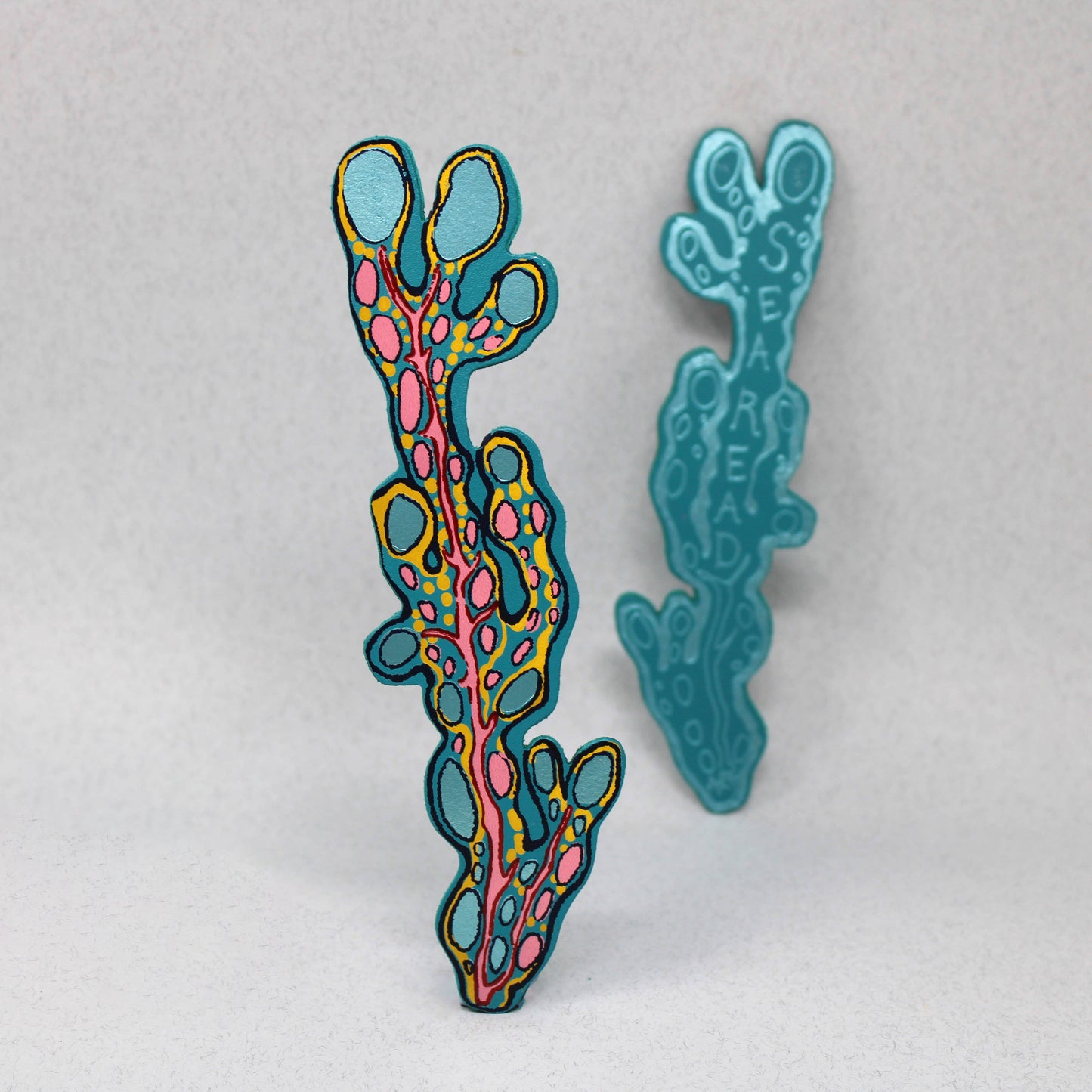 Seareads Leather Bookmark in Turquoise