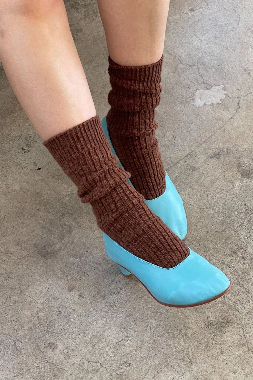 Cottage Socks in Bear