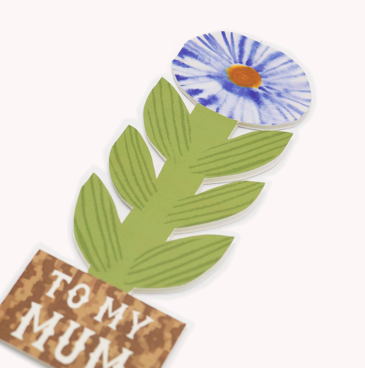 'To My Mum' Tall Flower Card