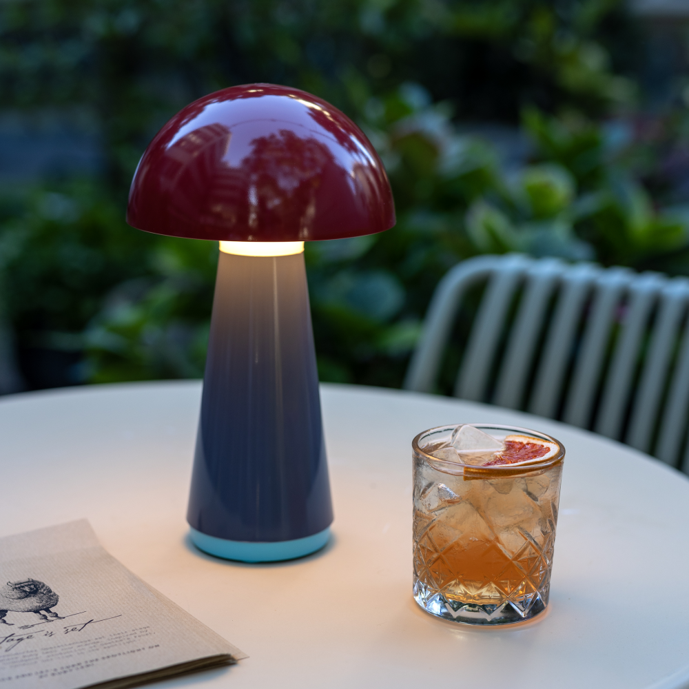 Table Lamp Bob in Red