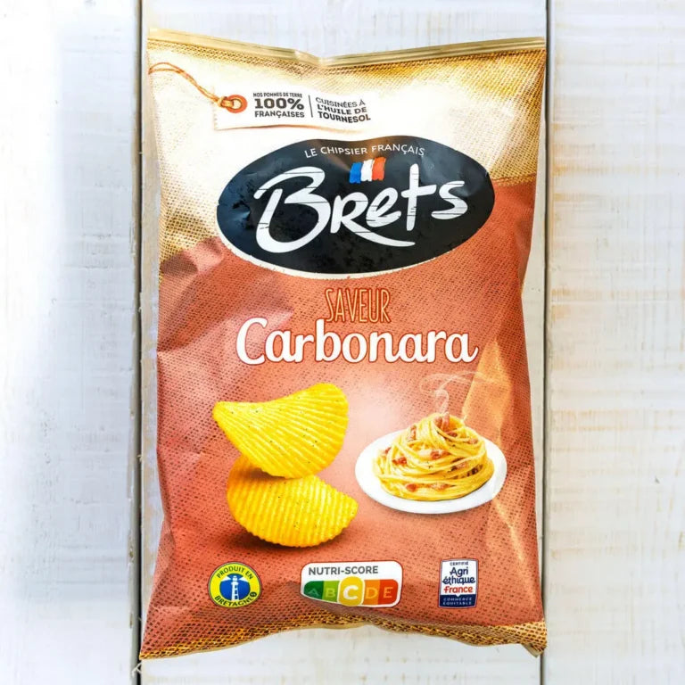 Brets Carbonara Crisps 125g
