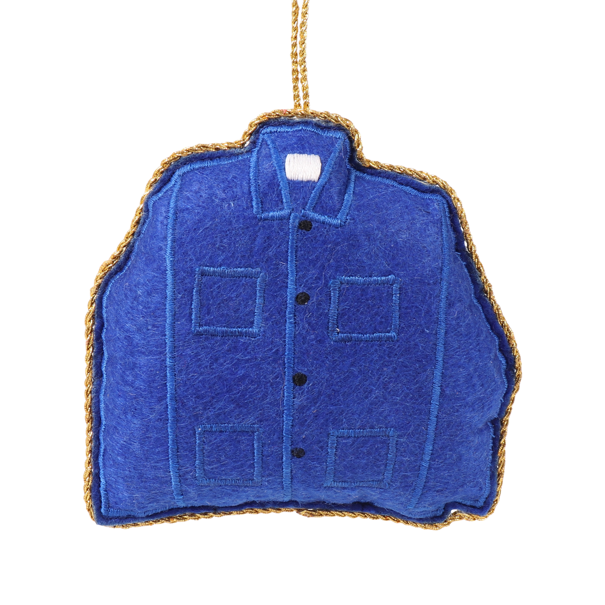 Chore Jacket Embroidered Christmas Decoration