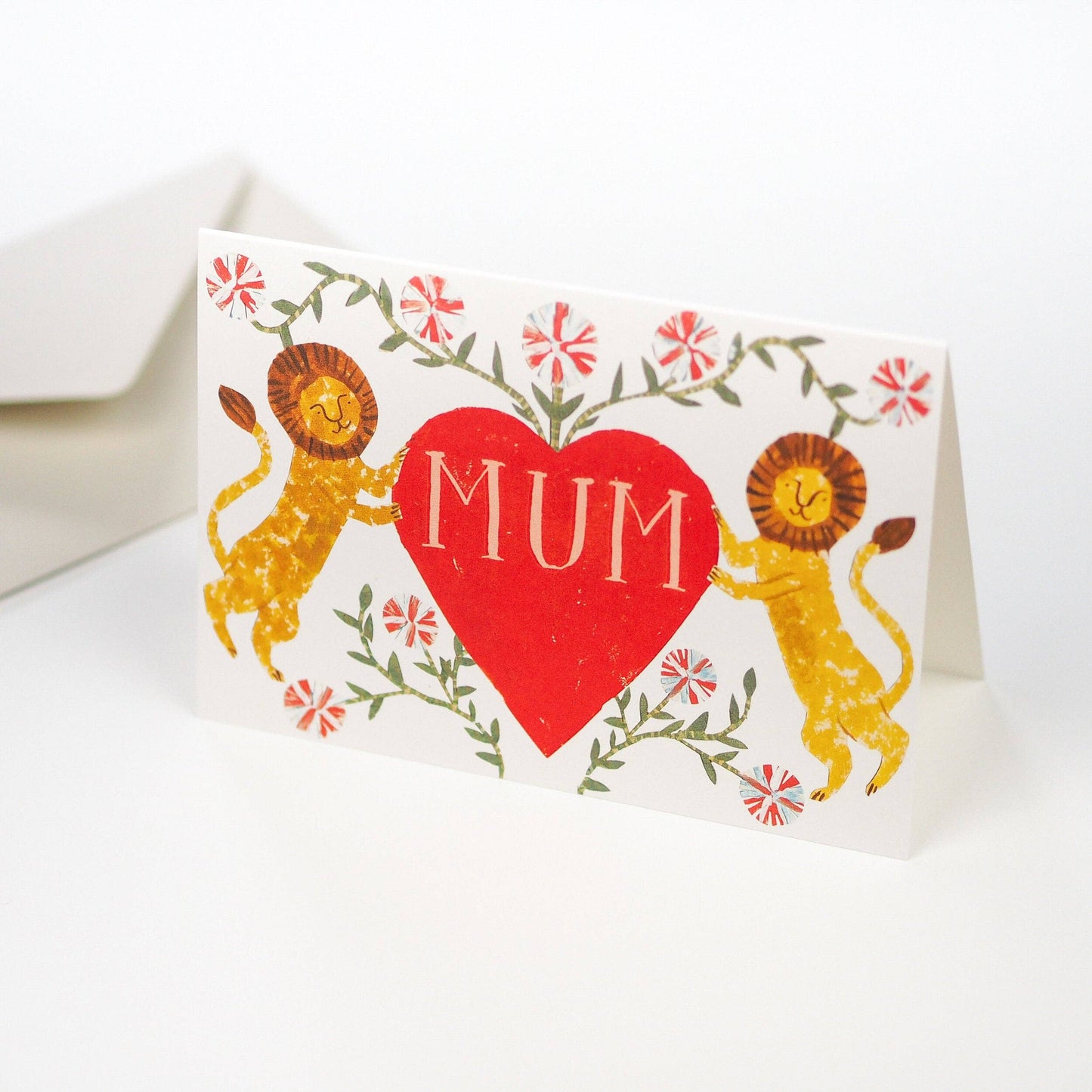 Mum Lion Heart Card