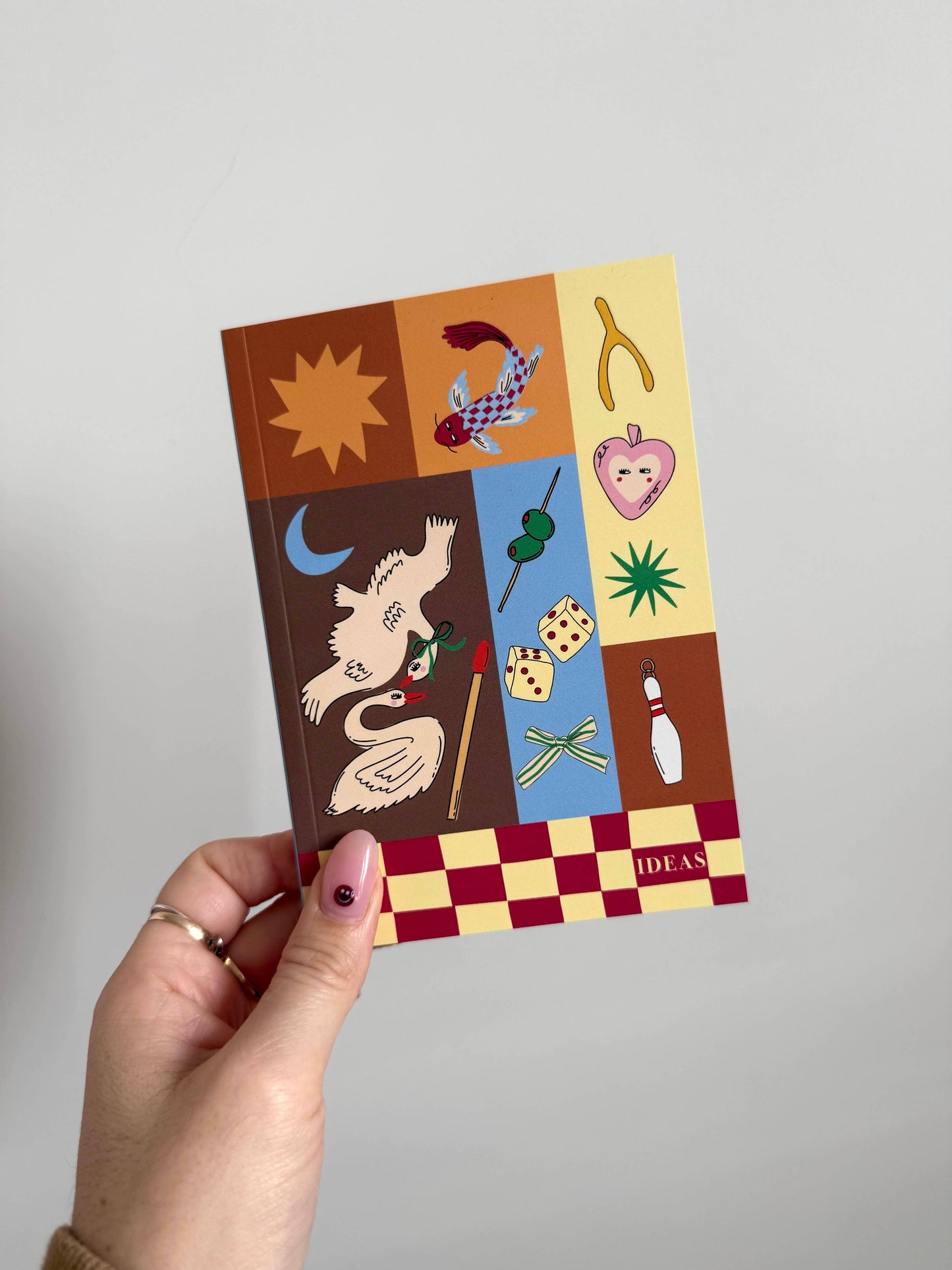 Mini A6 Blank Trinket Notebook