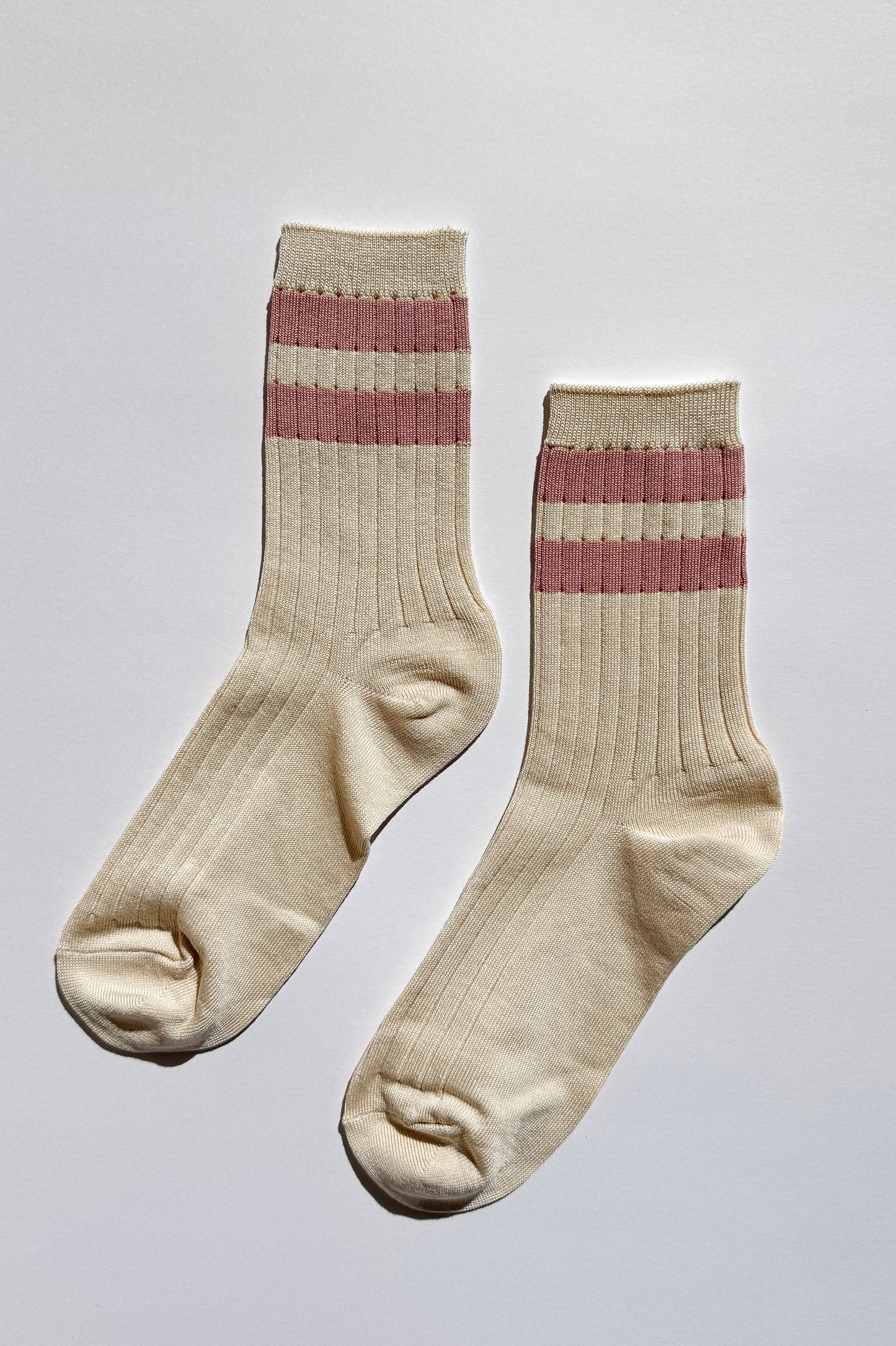 Her Socks Varsity in Rose