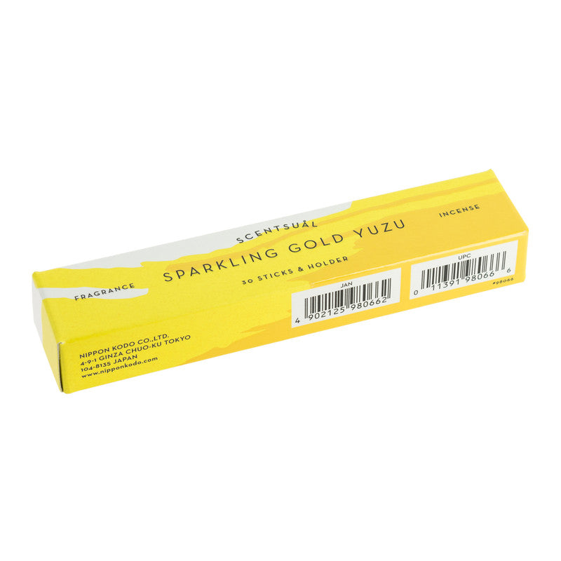Sparkling Gold Yuzu Japanese Incense