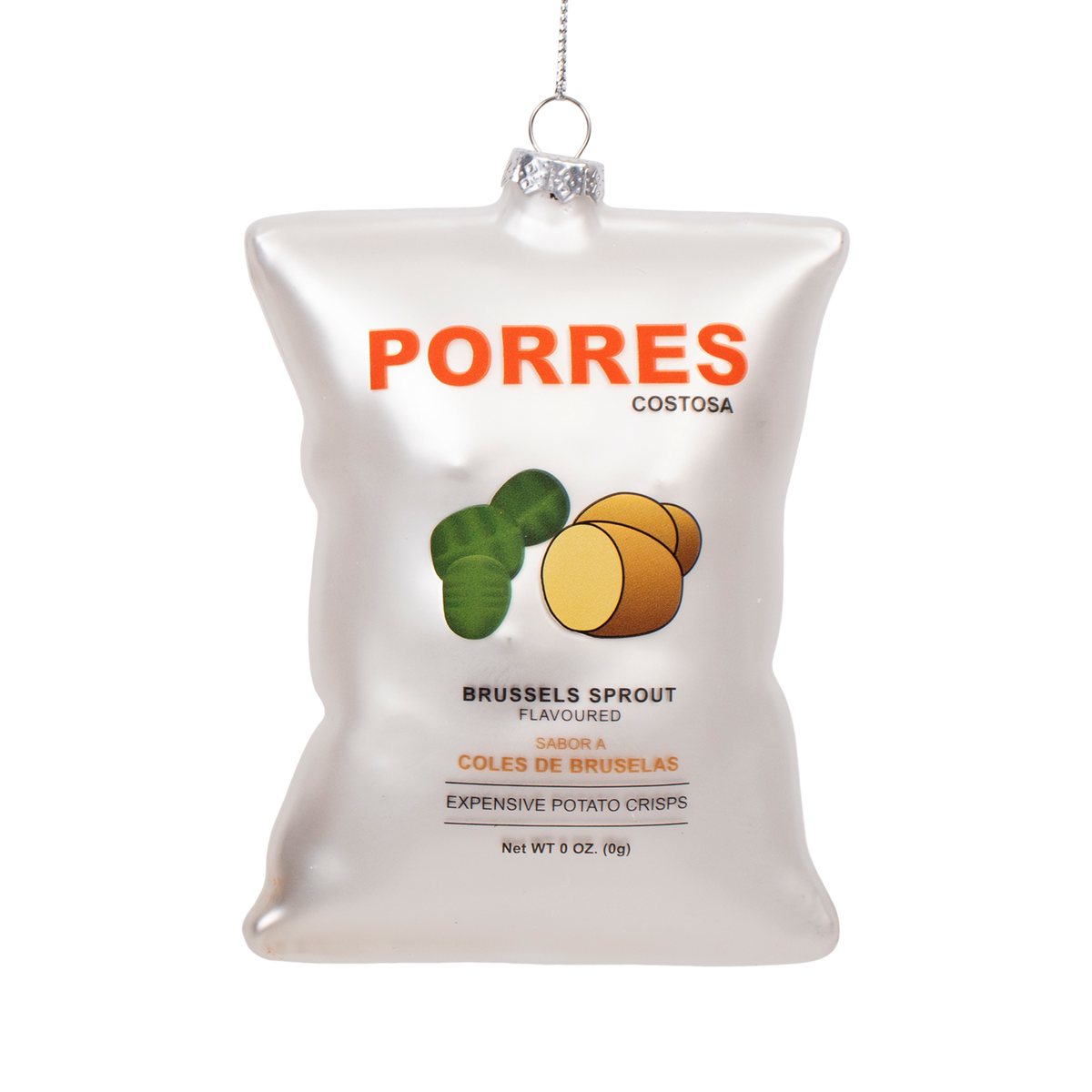 Porres Crisps Glass Christmas Decoration