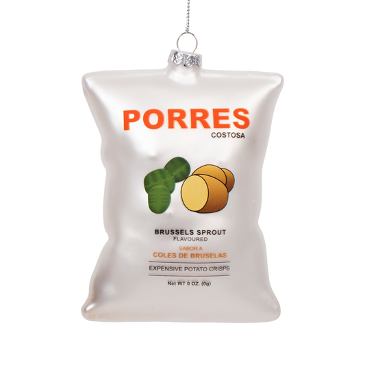 Porres Crisps Glass Christmas Decoration