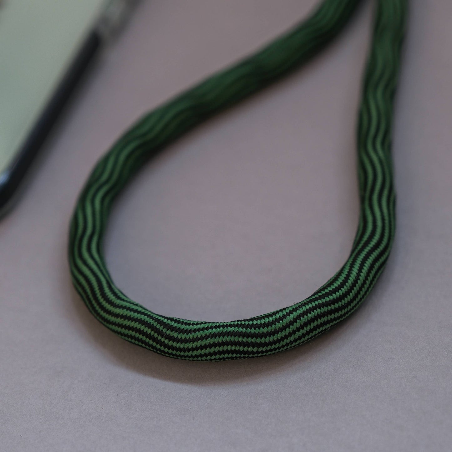 Crossbody Lanyard Phone Strap in Green Swirl