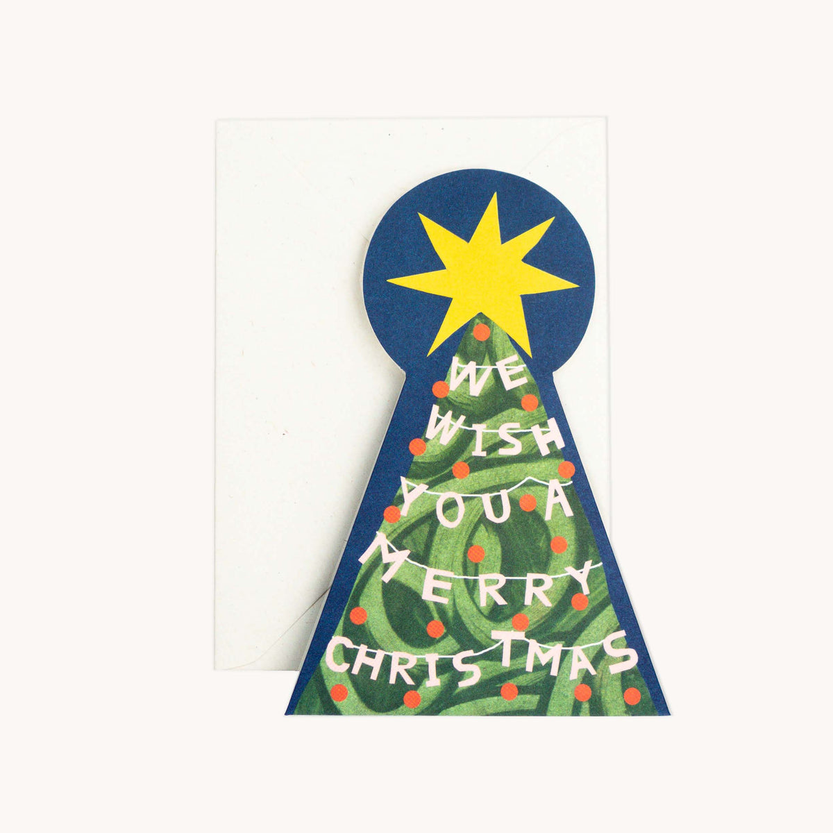 Merry Christmas Fold Out Tree Card