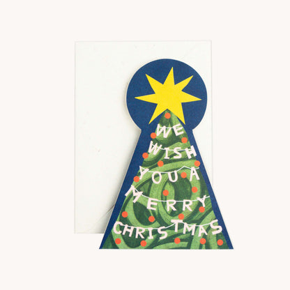 Merry Christmas Fold Out Tree Card