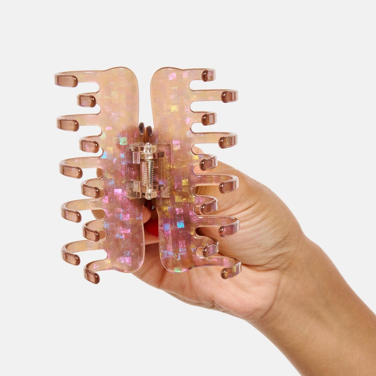Jojo Hair Claw Small in Hazel Sparkle
