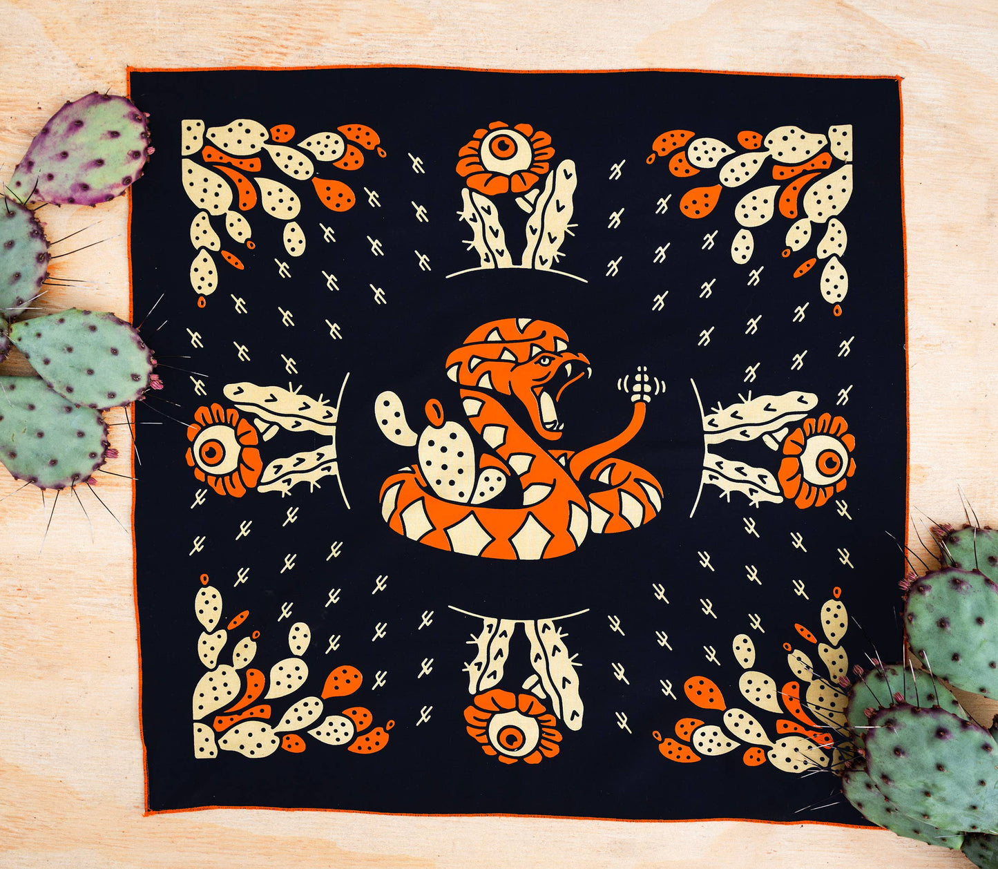 Cactus Dream Organic Cotton Bandana