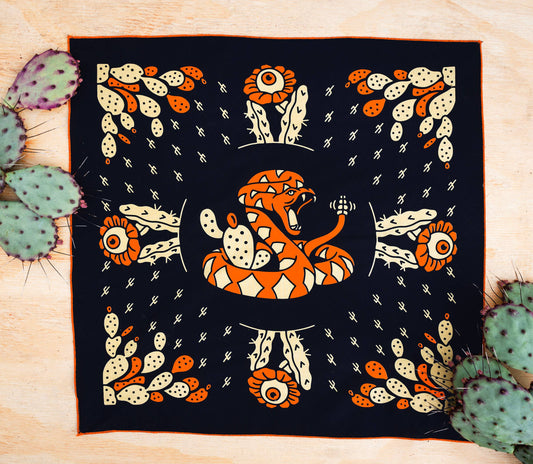 Cactus Dream Organic Cotton Bandana
