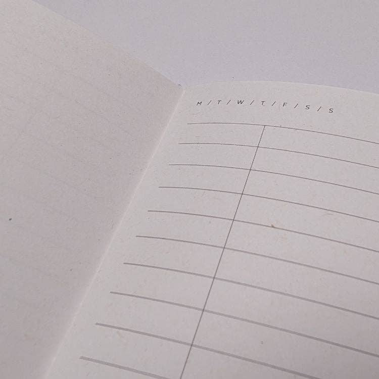 Form B5 Lay-Flat Notebook in Black