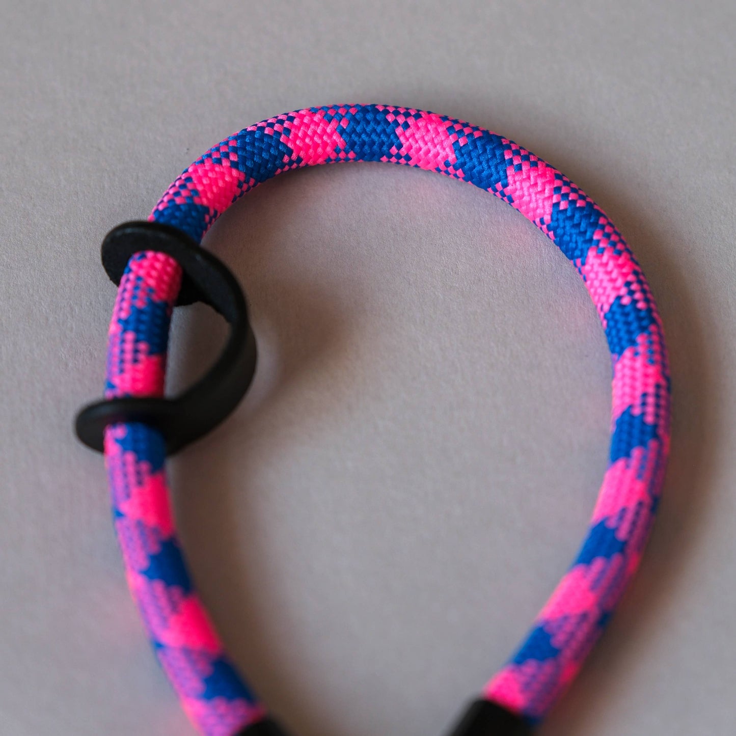 Wrist Phone Strap in Blue & Pink