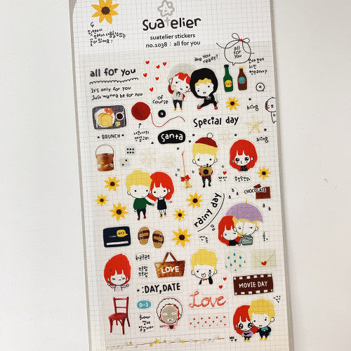 Suatelier Sticker Sheet All For You