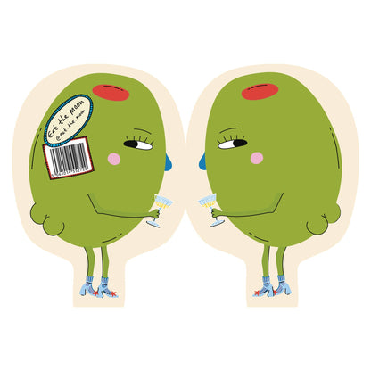 Hey Olive! Die Cut Greetings Card