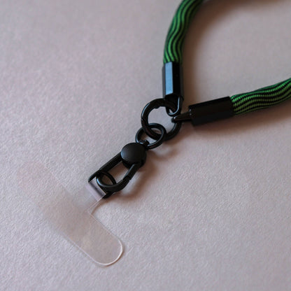Wrist Phone Strap in Green Swirl