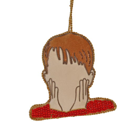 Kevin Embroidered Christmas Decoration