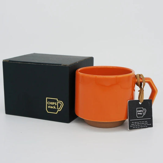Chips Stack Mug 280ml in Orange