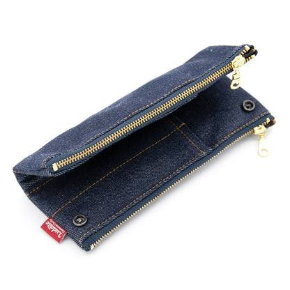 Japanese Denim Folding Pen Case