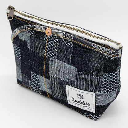 Patchwork Japanese Denim Pen Case Pouch