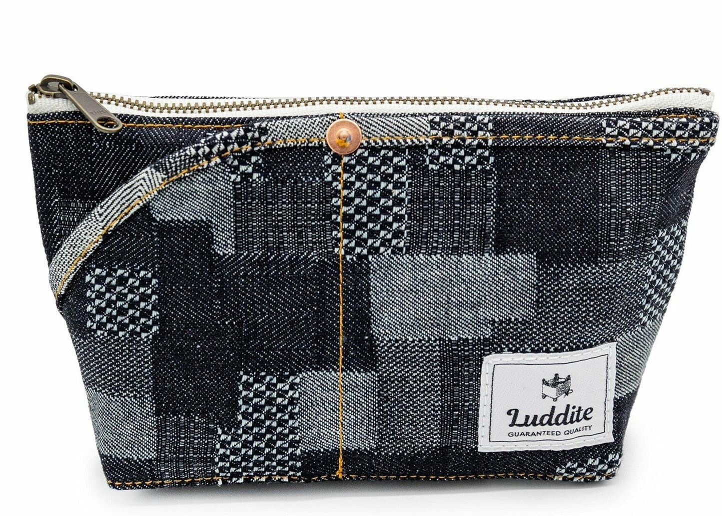 Patchwork Japanese Denim Pen Case Pouch