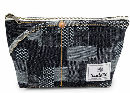Patchwork Japanese Denim Pen Case Pouch