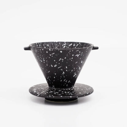 Chips Coffee Dripper in Black & White Splash